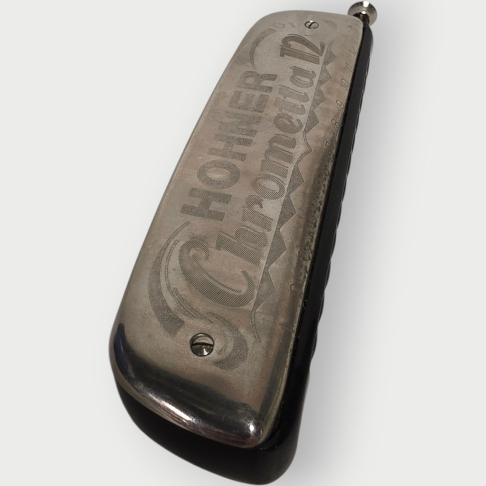 Vintage Hohner Chrometta 12 Chromatic Harmonica Key C Germany Untested - Picture 5 of 5